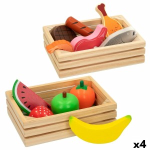 Toy Food Set Woomax 12 Pieces (4 Units)