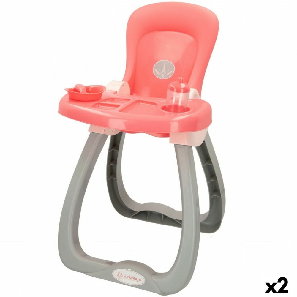 Chaise haute Colorbaby 30 x 54 x 34,5 cm 2 Unités