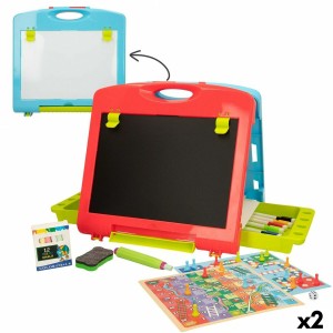 Doppelseitige Tafel Colorbaby 34 x 31 x 29 cm 2 Stück 34 x 31 x 29 cm