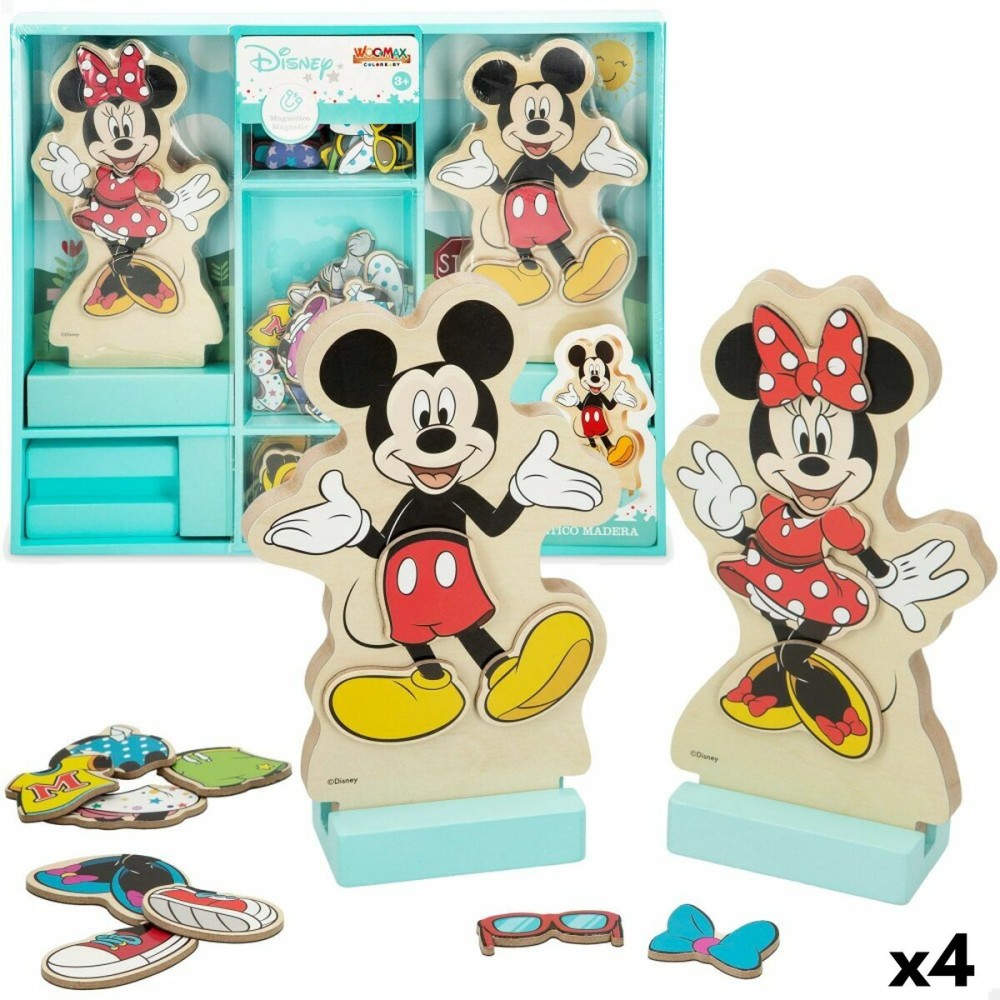 Figures Disney 54 Pieces 4 Units 11,5 x 17,5 x 1,2 cm