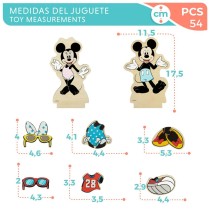 Figures Disney 54 Pieces 4 Units 11,5 x 17,5 x 1,2 cm