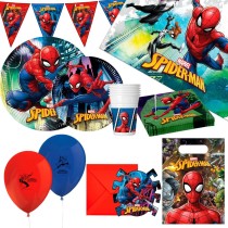 Set Partyartikel Spider-Man 66 Stücke