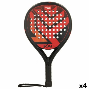 Squash-Schläger Aktive Schwarz/Rot (4 Stück)