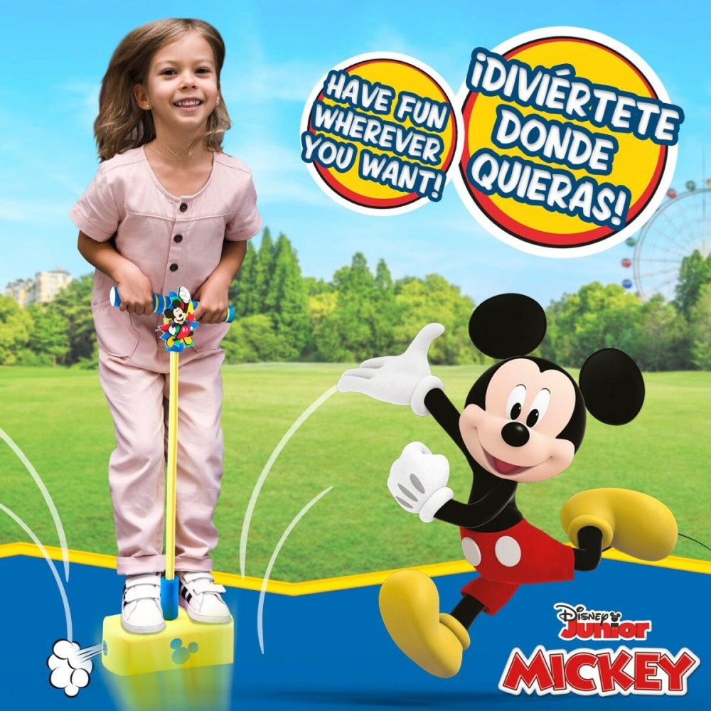 Pogobouncer Mickey Mouse 3D Yellow Children's (4 Units)