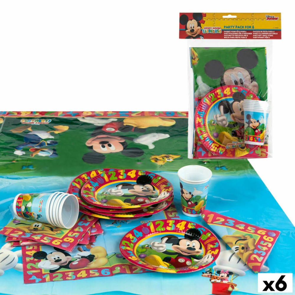 Set Partyartikel Mickey Mouse (6 Stück)