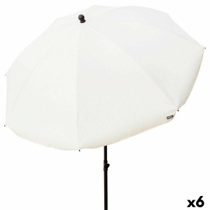 Parasol Aktive Beige 240 x 230 x 240 cm (6 Unités)