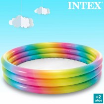 Inflatable Paddling Pool for Children Intex Multicolour Rings 330 L 147 x 33 x 147 cm (6 Units)