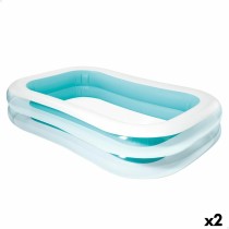 Aufblasbarer Pool Intex Weiß/Grün 770 L 262 x 56 x 175 cm (2 Stück)