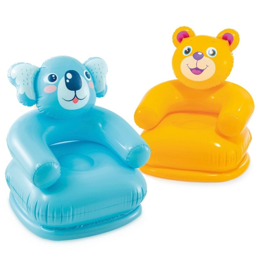 Inflatable Armchair Intex HAPPY ANIMAL 66 x 79 x 64 cm (12 Units)