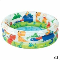 Aufblasbares Planschbecken für Kinder Intex Dinosaurier Ringe 28 L 33 L 61 x 22 x 61 cm (12 Stück)