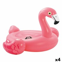 Flamant Rose Gonflable Intex Rose 14,7 x 9,4 x 14 cm (4 Unités)