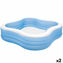 Piscine gonflable Intex Bleu 1250 L 229 x 56 x 229 cm (2 Unités)