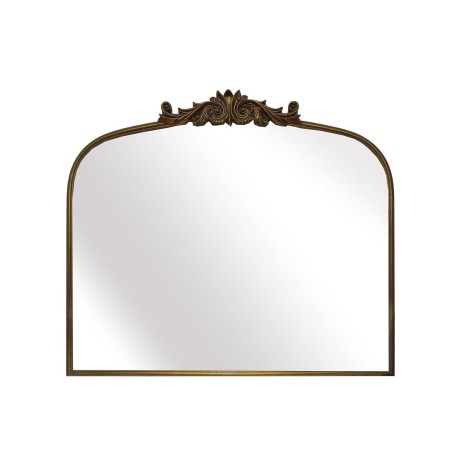 Wall mirror Romimex Golden Metal 87 x 100 x 2 cm