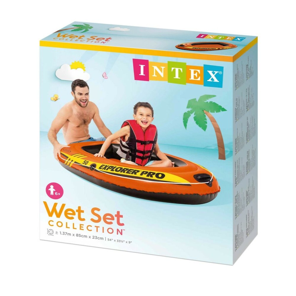 Bateau gonflable Intex Explorer Pro 50 4 Unités 137 x 23 x 85 cm