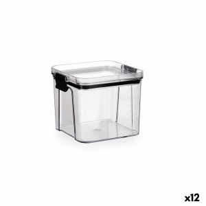 Récipient de Conservation des Aliments Quid Cocco Transparent Plastique 700 ml (12 Unités)