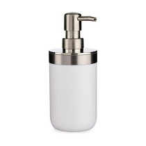 Distributeur de Savon Berilo BP15-001-2 Blanc Argenté Plastique 350 ml 8 x 17 x 9 cm (6 Unités)