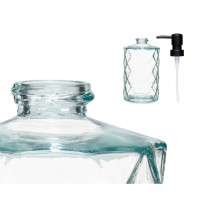 Soap Dispenser Berilo CN-B5463VB-1-367 Transparent Crystal Plastic Diamond 410 ml 9 x 18 x 7 cm (12 Units)