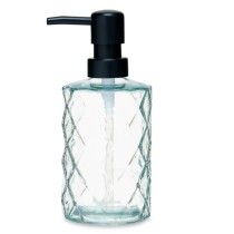 Distributeur de Savon Berilo CN-B5463VB-1-367 Transparent Verre Plastique Diamant 410 ml 9 x 18 x 7 cm (12 Unités)