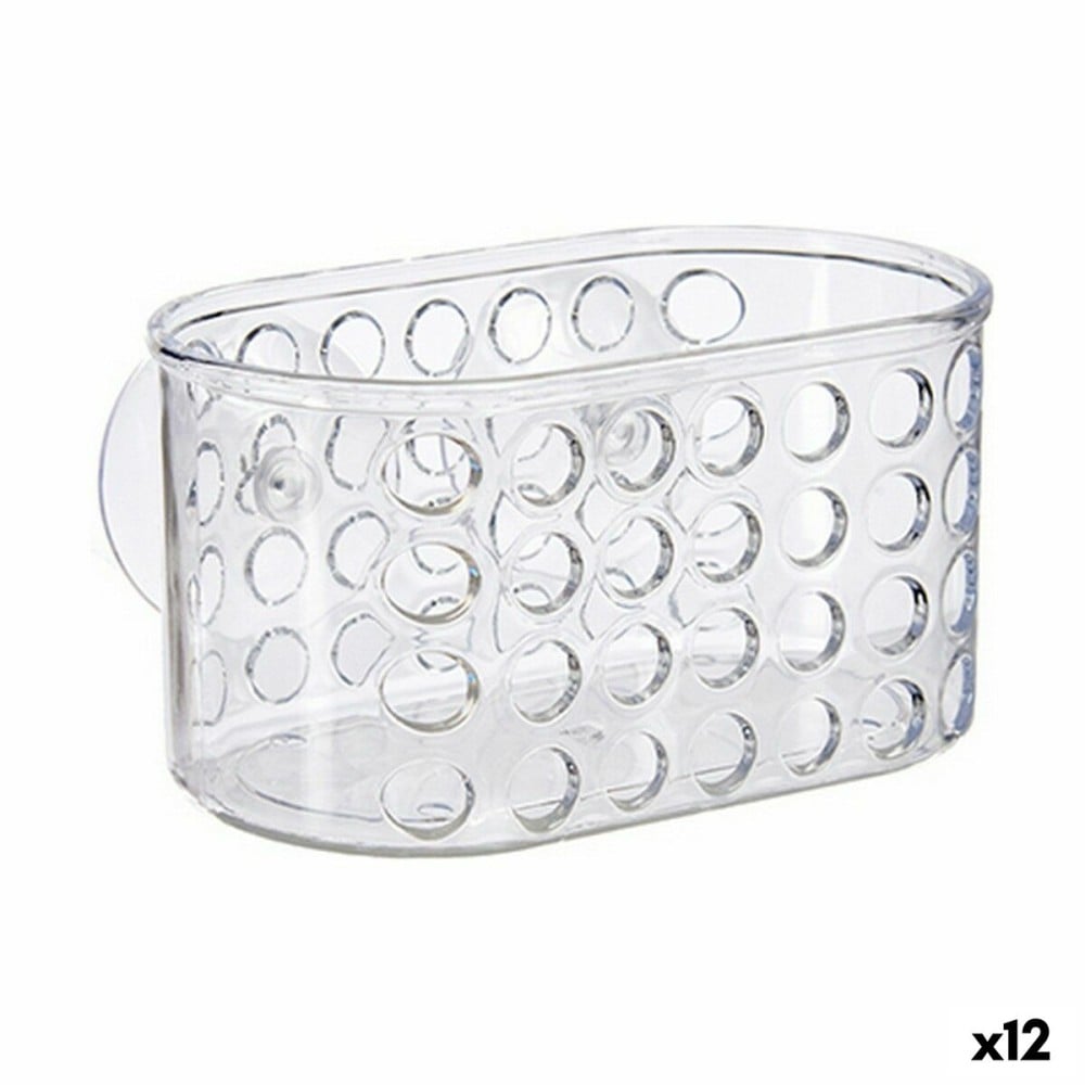 Rangement de douche Berilo CB25262A Transparent PVC polystyrène 15,8 x 8,5 x 8 cm (12 Unités)