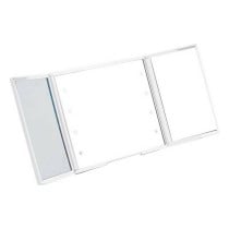 Miroir de Poche Berilo YXL2150-CC01 Blanc ABS 1,5 x 9,5 x 11,5 cm Lumière LED (12 Unités)