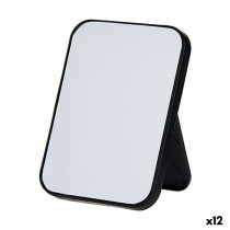 Miroir Berilo 48727 Blanc Noir polypropylène 1,7 x 20 x 14 cm (12 Unités)