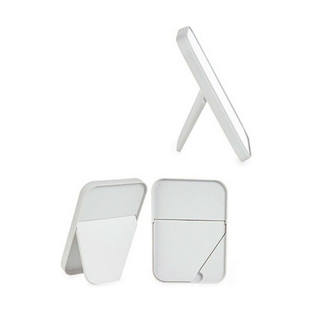 Mirror with Mounting Bracket Berilo 48727 White Black polypropylene 1,7 x 20 x 14 cm (12 Units)