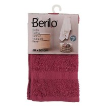 Serviette de toilette Berilo 5311 Bordeaux 80 % coton 20 % Polyester 30 x 0,5 x 50 cm (12 Unités)