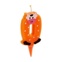 Candle Birthday animals Number 0 (12 Units)