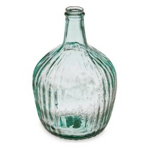 Bottle 2255/04R Transparent Stripes 4 L 16 x 29,5 x 16 cm Decoration (4 Units)