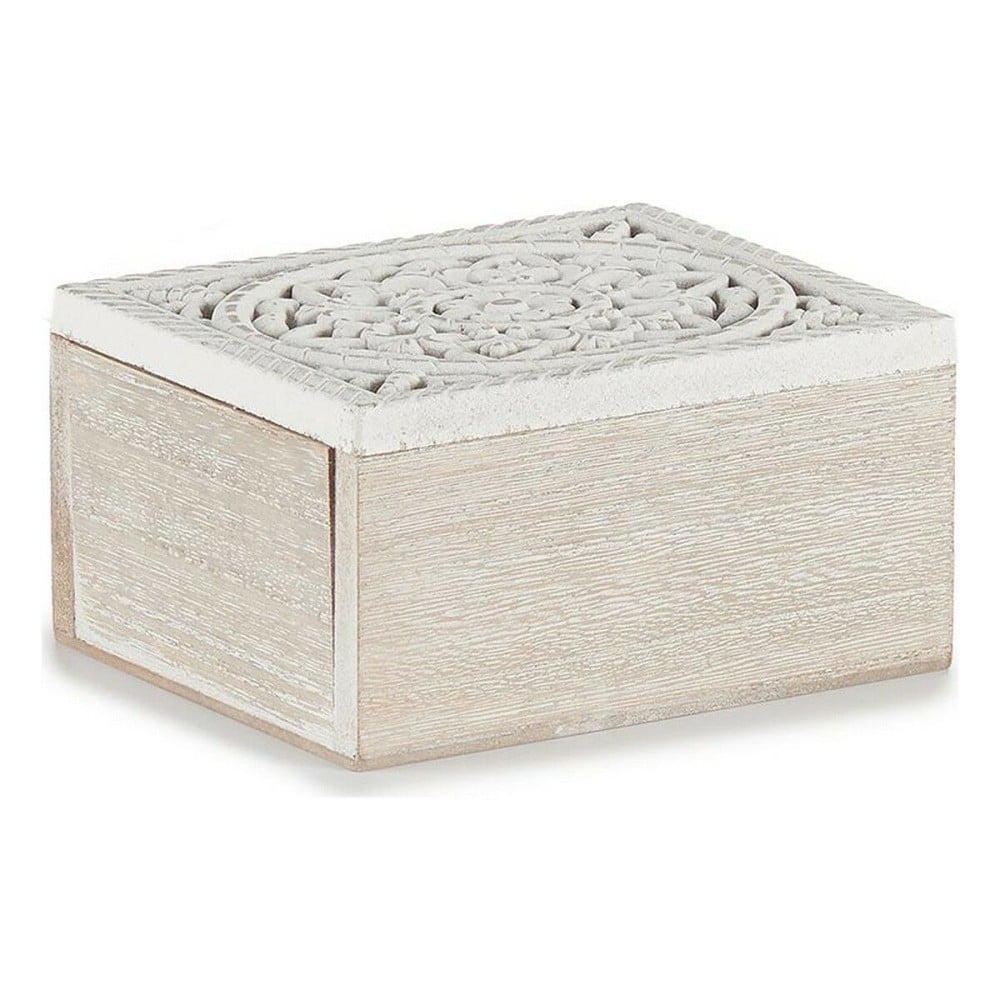 Boîte Décorative 16 x 8 x 11 cm Bois (6 Unités)