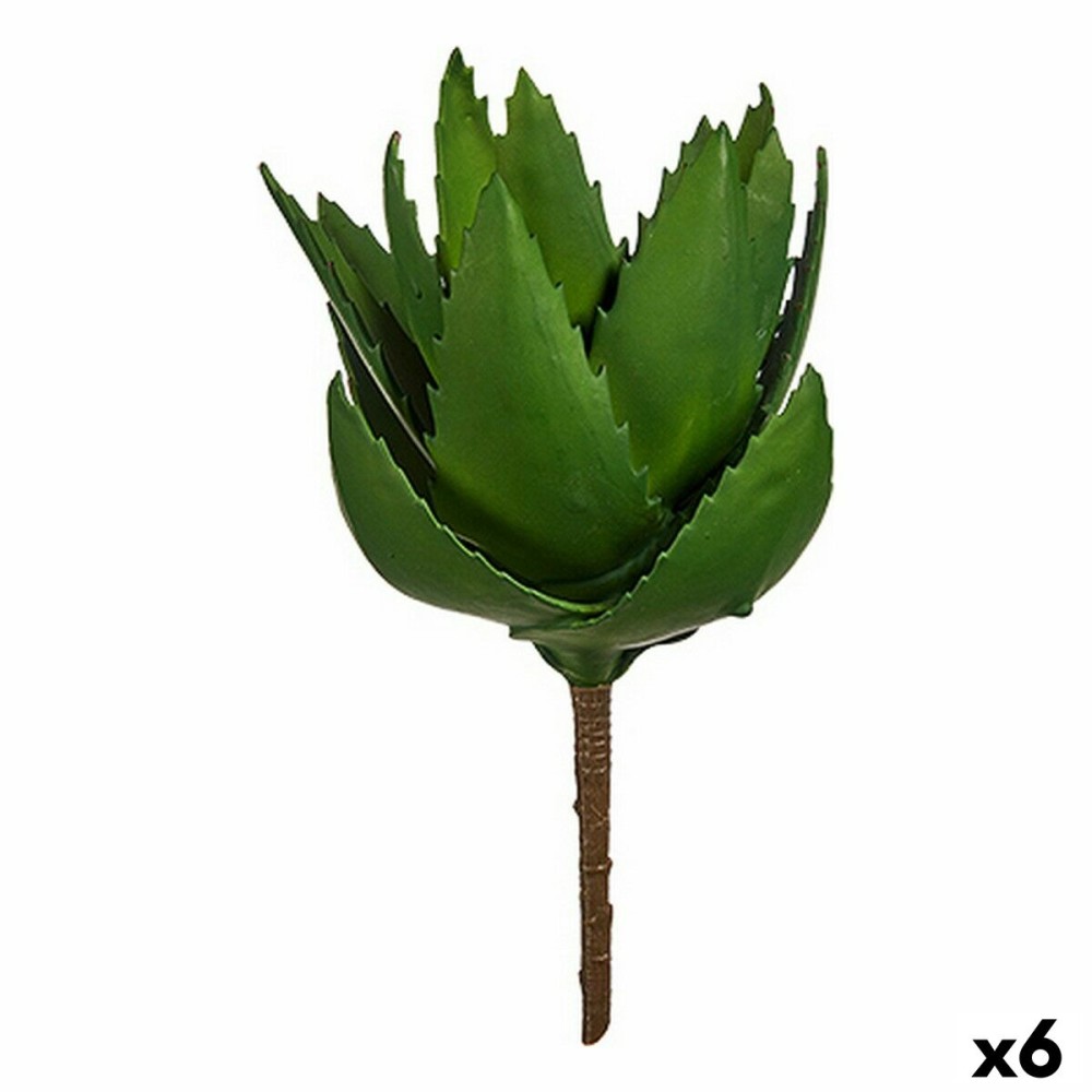 Plante décorative Ibergarden YD181153 Plastique Aloe Vera 13 x 24,5 x 14 cm (6 Unités)