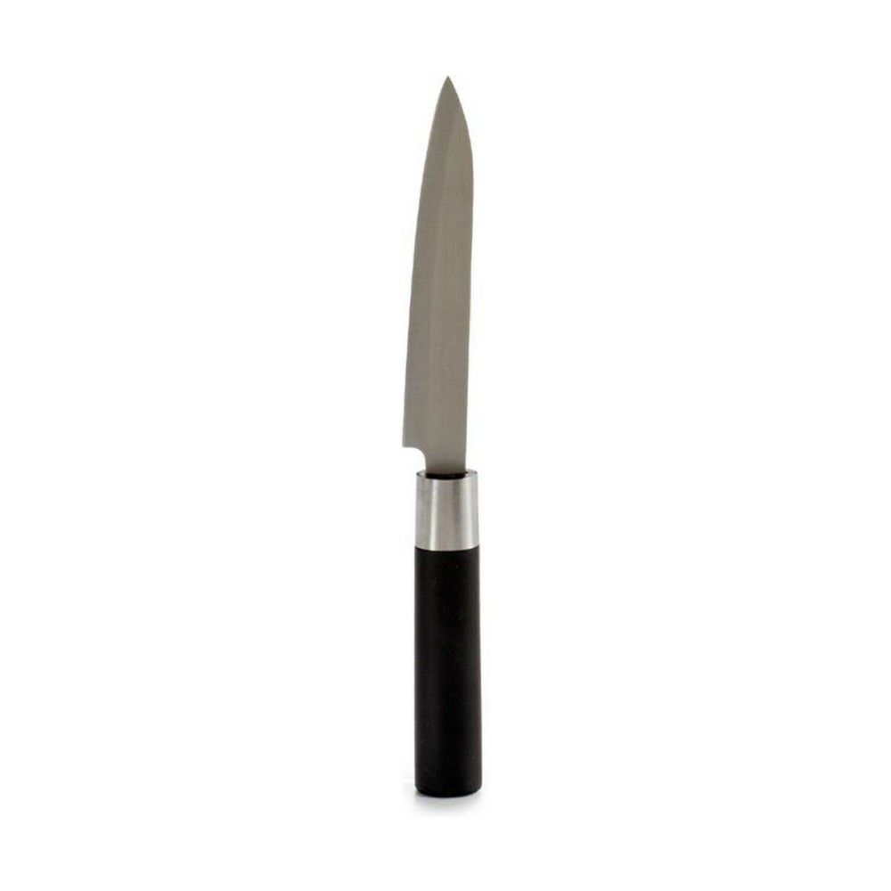 Couteau de cuisine Kinvara KT11-5604S05 Noir Argenté Acier inoxydable Plastique 2,7 x 24,3 x 1,8 cm (12 Unités)