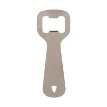 Bottle opener Kinvara 04325-1 Silver Stainless steel 11 x 4 x 0,5 cm (12 Units)