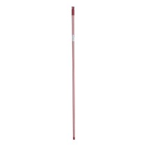 Broom handle Stripes 2,3 x 130 x 2,3 cm Red Metal (12 Units)