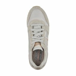 Baskets Casual pour Femme Skechers  Retros-OG 85 - Goldn Gurl Gris clair