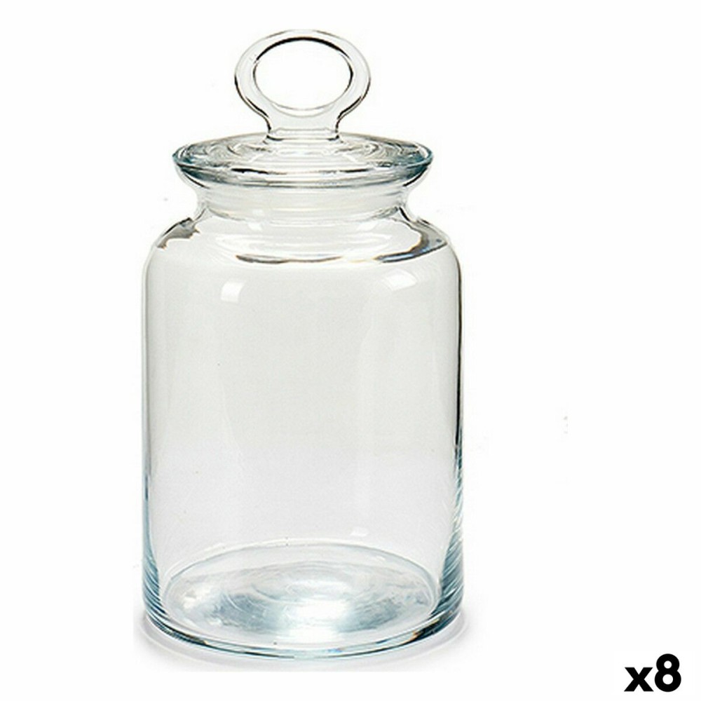 Bocal Pasabahce Kitchen Transparent 1 L (8 Unités)