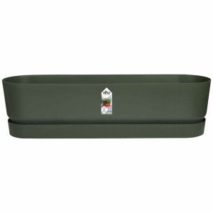 Planter Elho   50 cm Black Plastic