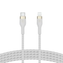 Câble USB-C vers Lightning Belkin CAA011BT2MWH 2 m Blanc