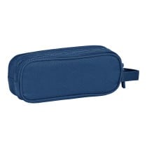 Zweifaches Mehrzweck-Etui Safta Marineblau 21 x 8 x 6 cm