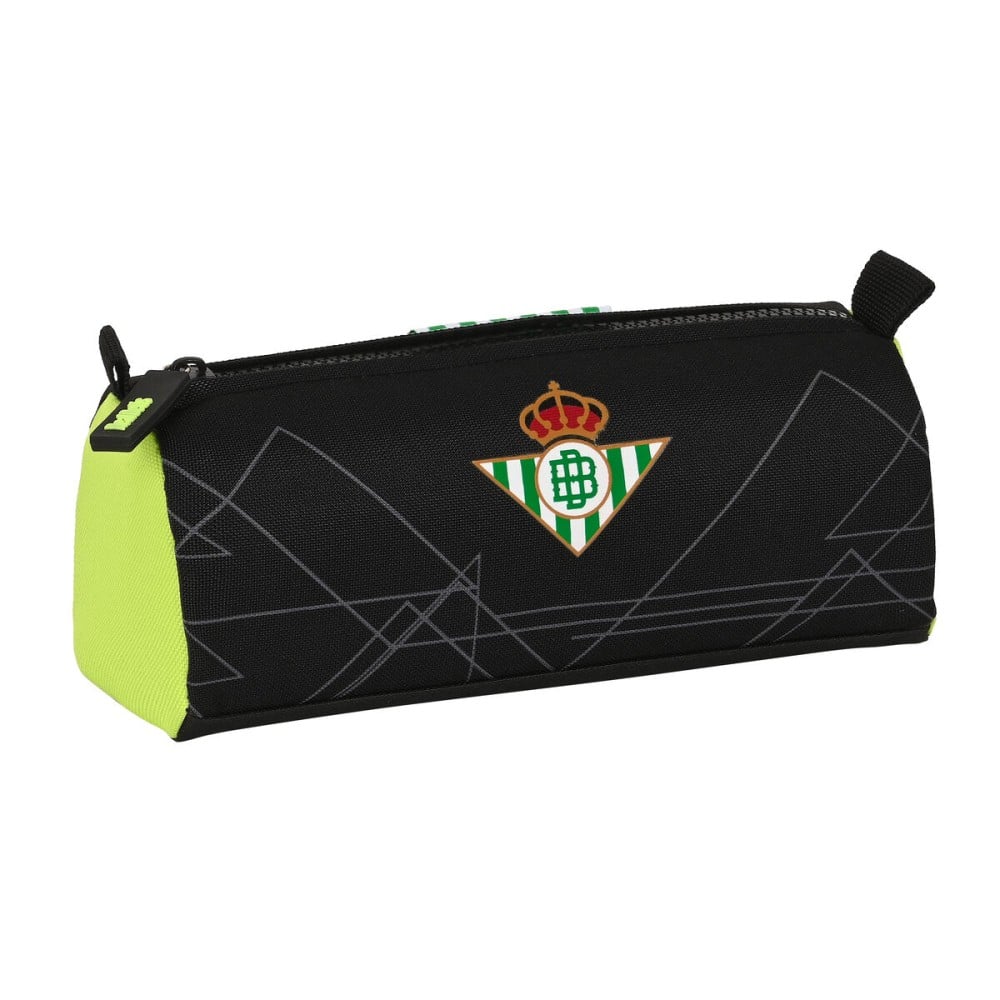 Trousse d'écolier Real Betis Balompié Noir Citron 21 x 8 x 7 cm