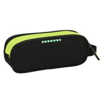 Zweifaches Mehrzweck-Etui Real Betis Balompié Schwarz Neongrün 21 x 8 x 6 cm