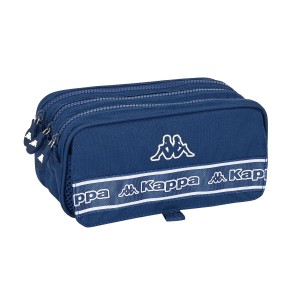 Trousse Fourre-Tout Triple Kappa 21,5 x 10 x 8 cm Blue marine