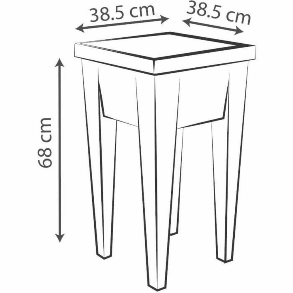 Cache-pot EDA   Végétales Table de culture 38,5 x 38,5 x 68 cm