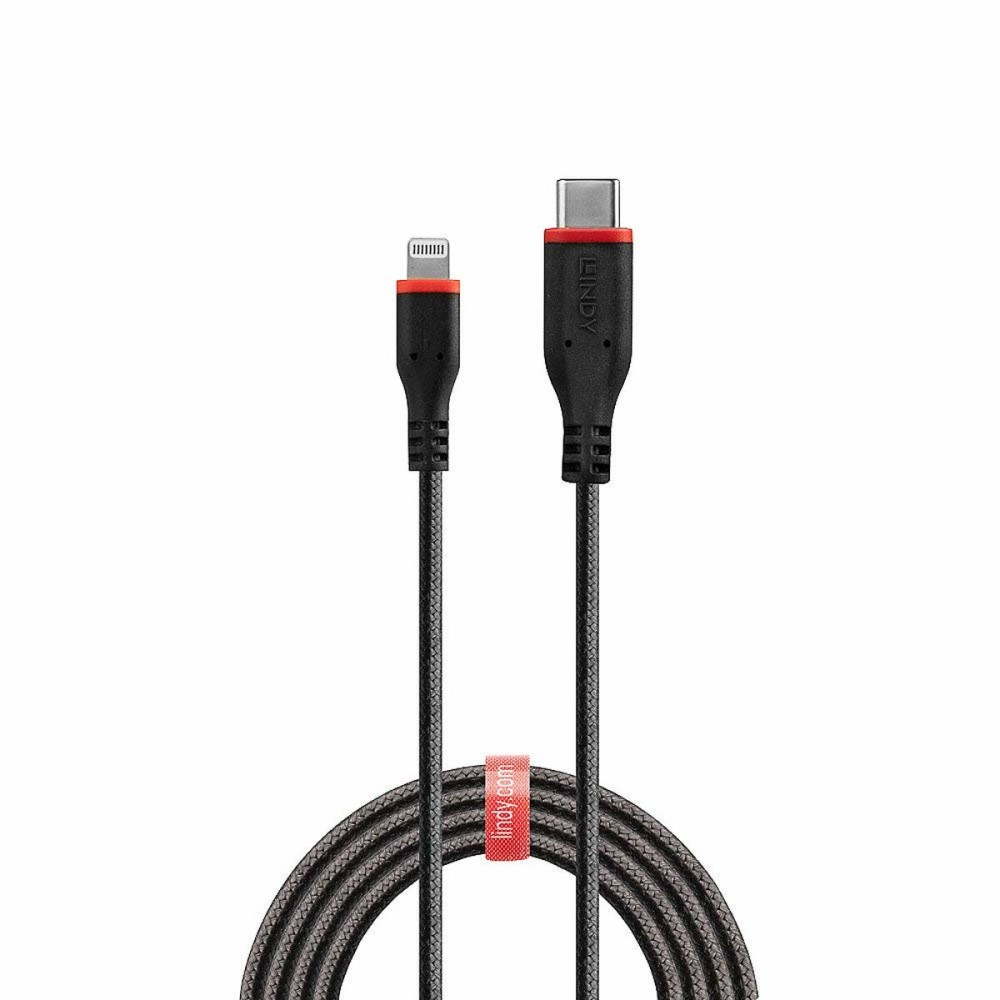 USB-Kabel LINDY 31286 Schwarz