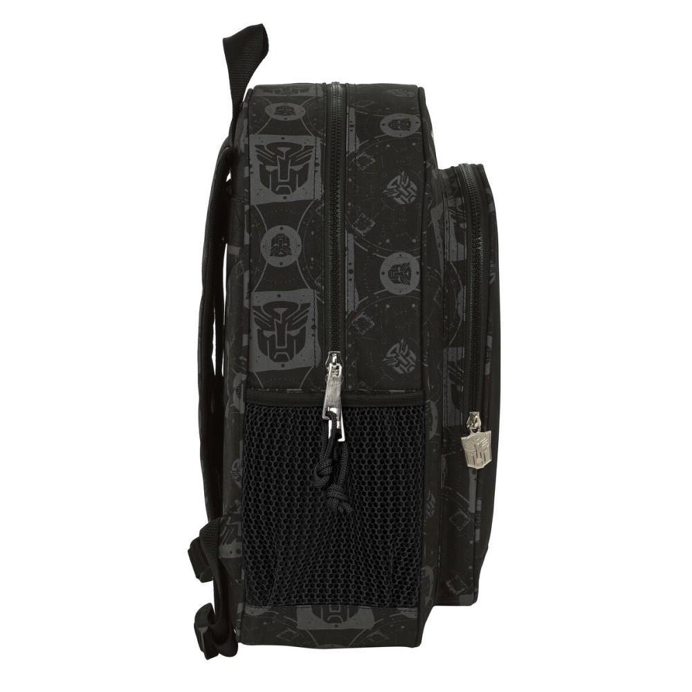 Schulrucksack Transformers 32 x 38 x 12 cm Schwarz