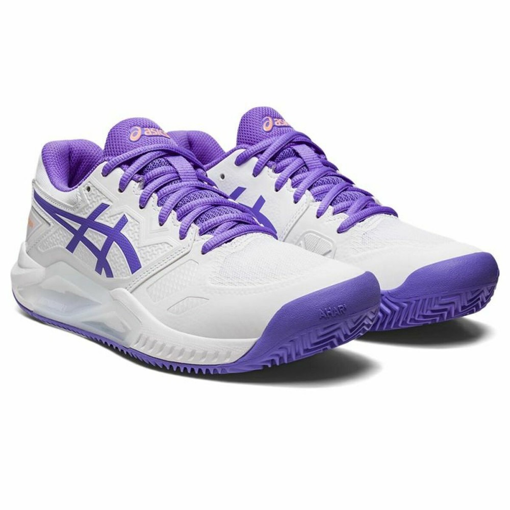 Chaussures de Tennis pour Femmes Asics Gel-Challenger 13 Clay Blanc