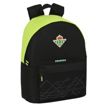 Schulrucksack Real Betis Balompié   31 x 41 x 16 cm Schwarz Neongrün