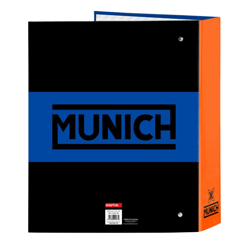 Ringbuch Munich Submarine Elektrisch blau A4 27 x 33 x 6 cm