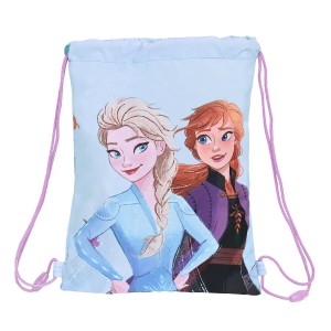 Rucksacktasche mit Bändern Frozen Believe Lila