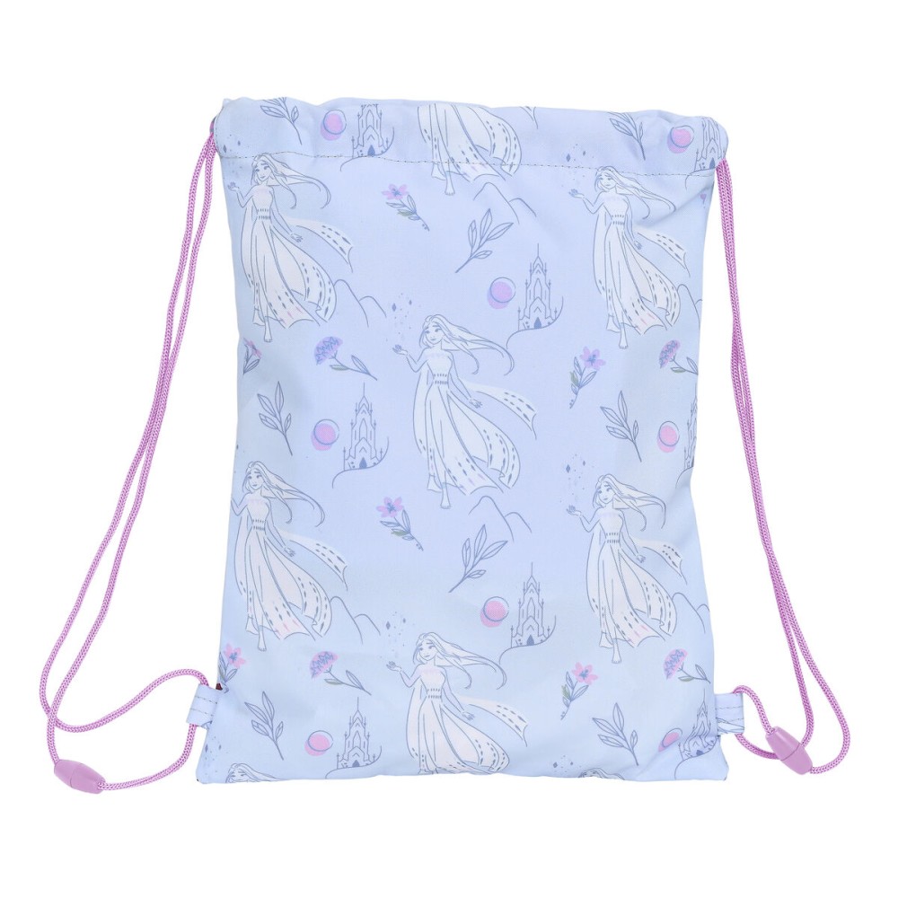 Rucksacktasche mit Bändern Frozen Believe Lila